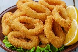 BATTERED SQUID RINGS- PREFRIED 熟魷魚圈
