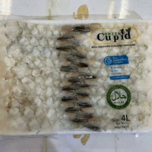 NOBASHI EBI - TAIL ON RAW PRAWN 4L 20PC 360G 帶尾蝦