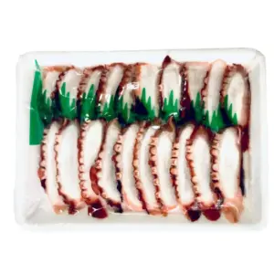 OCTOPUS TACO SLICE, 8G X 20X25 TRAYS 八爪魚片