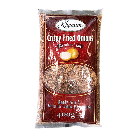 KHANUM FRIED ONIONS 400GM 油炸洋葱碎