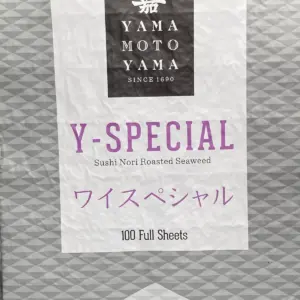 YMY YAKI NORI Y-SPECIAL FULL SIZE/40/100SHT 高级寿司紫菜
